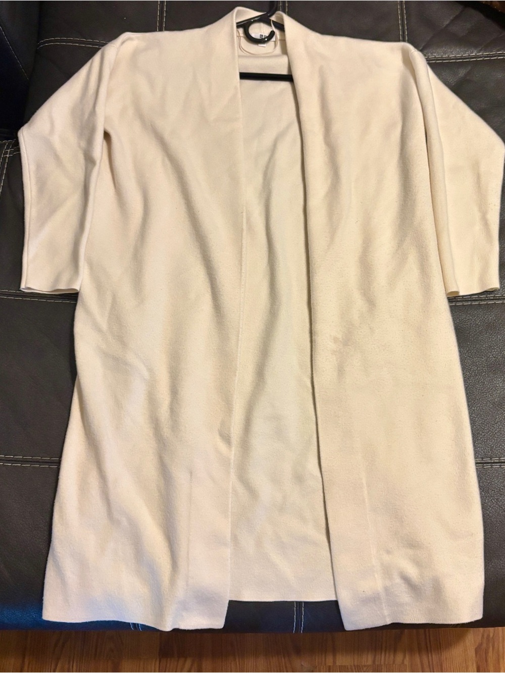 Uniqlo Women's Cream Long Cardigan